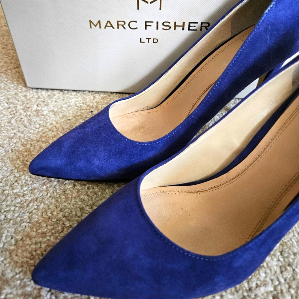 Marc Fisher Jaxon Pumps- Blue- 8